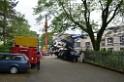Autokran umgestuerzt Bensberg Frankenforst Kiebitzweg P092